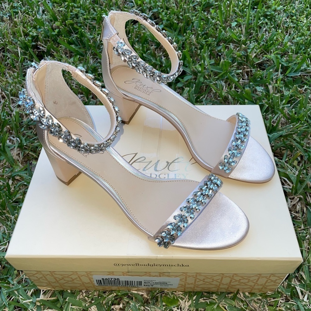 Jewel Badgley Mischka Browen Embellished Woman’s Heels